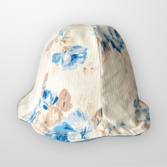 ♻️ Upcycle Summer Bucket Hats Spring Hat Reversible Womens Small Eco-Friendly - Picture 7 of 9